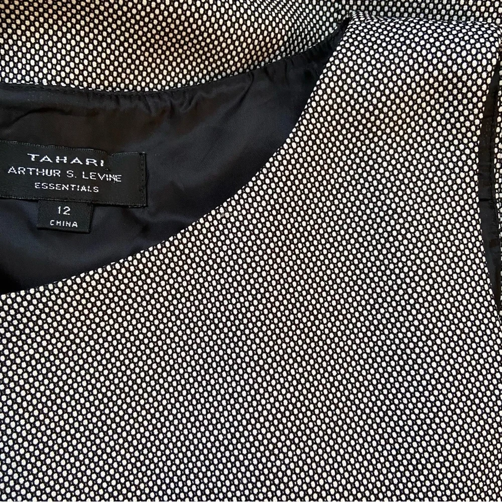 Tahari ASL Micro Dot Sheath Dress - Picture 13 of 16